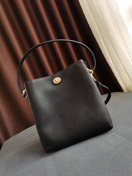 大号coach查理荔枝纹水桶包3色 商品图0