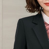 【上衣+裤子】罗蒙西服套装女士时尚修身显瘦商务通勤职业西装女 商品缩略图11