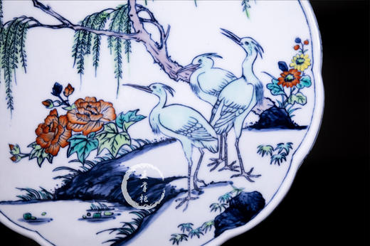 占剑文：斗彩开窗花鸟抱月瓶 商品图2