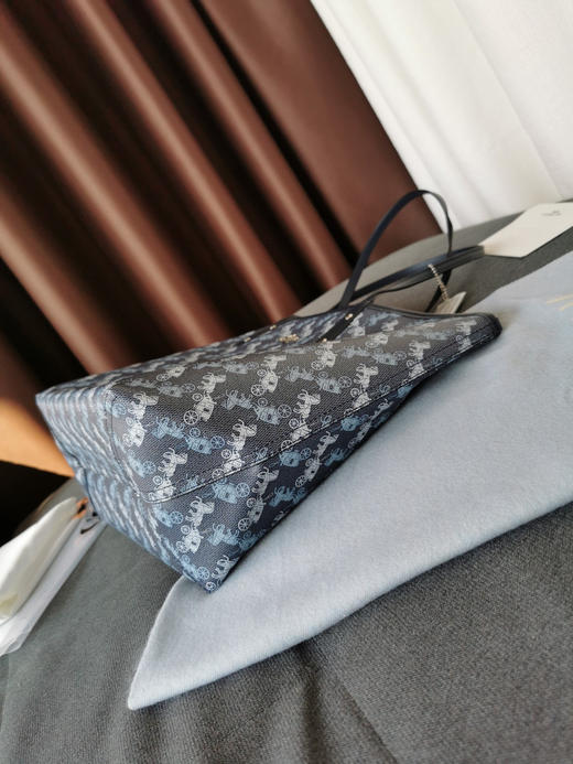 coach tote马车蓝色托特包 商品图4