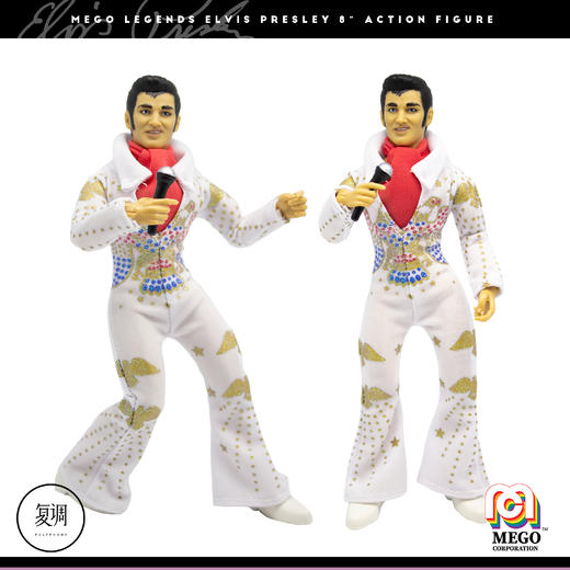 现货 Mego 猫王 Elvis 埃尔维斯 普雷斯利 8英寸 挂卡 商品图4