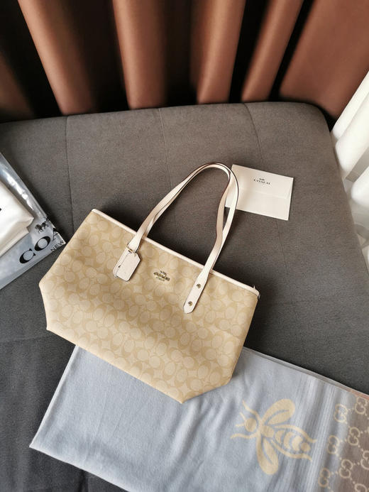 coach老花托特包/白色老花 商品图6