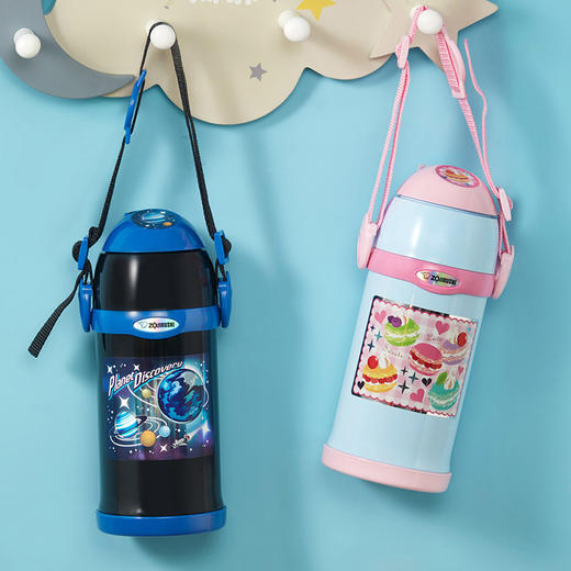 日本象印 [两色可选] 儿童双头两用吸管保温杯600ml  ZT60 商品图1