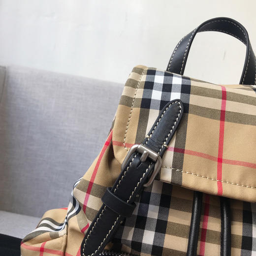 B家女士小号格子双肩背包 7243 商品图4