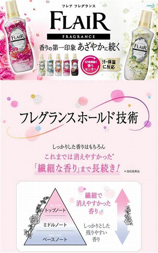 日本花王 白色花香味柔顺剂（377487） 商品图3