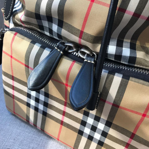 B家男士大号格子双肩背包7241 商品图4