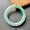 糯冰种阳绿圆条翡翠手镯55.5 55 商品缩略图1