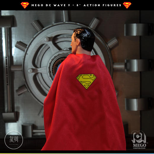 现货 Mego DC 蝙蝠侠 超人 神奇女侠 超级英雄 8英寸挂卡 商品图4