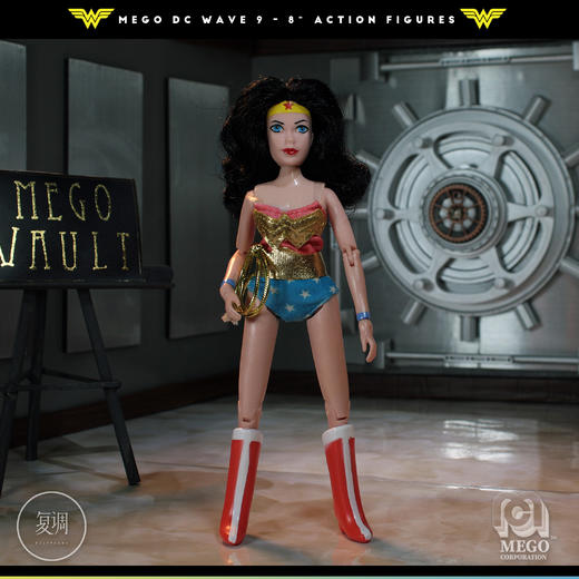 现货 Mego DC 蝙蝠侠 超人 神奇女侠 超级英雄 8英寸挂卡 商品图6