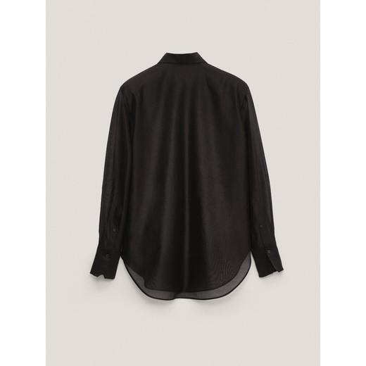 massimodutti棉/真丝欧根纱衬衫和肩垫JPY带授权招加盟代理 商品图2