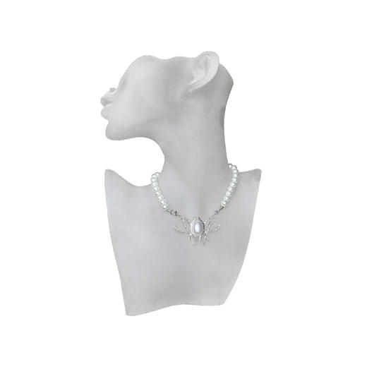 noidentity原创独立设计异型未来感珍珠秋冬造型锁骨链情侣项链男 商品图4