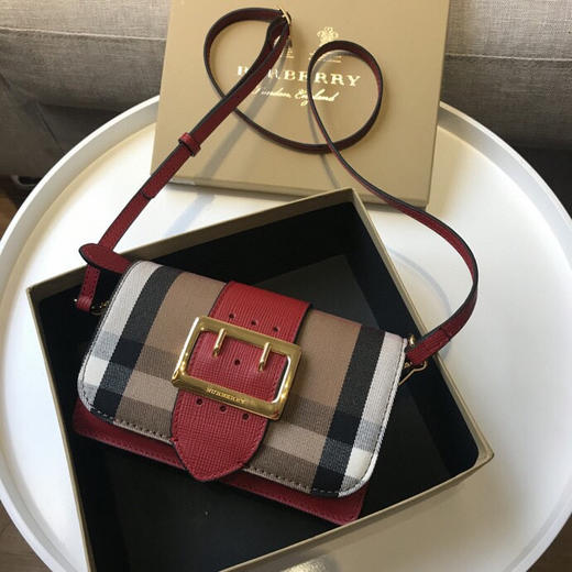 B家经典格子包-红色 商品图2