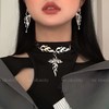 no identity 独立设计火焰十字架酷炫欧美街头夸张防过敏项链女 商品缩略图1