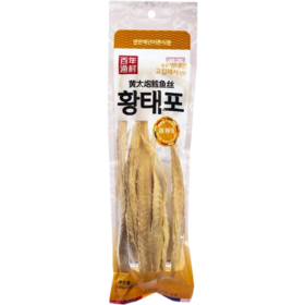 延边百年渔村 香辣明太鱼丝带调料50g【中】  