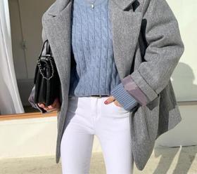 merrybaum               弗洛尔西服羊毛半外套JPY带授权招加盟代理