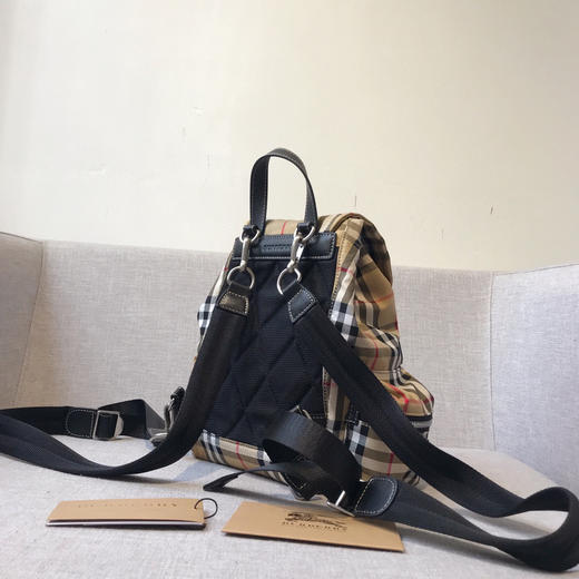 B家女士小号格子双肩背包 7243 商品图3