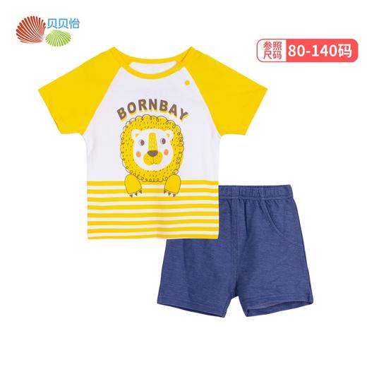 贝贝怡男童短洋气舒适薄款两件套套装212T2281
 商品图10