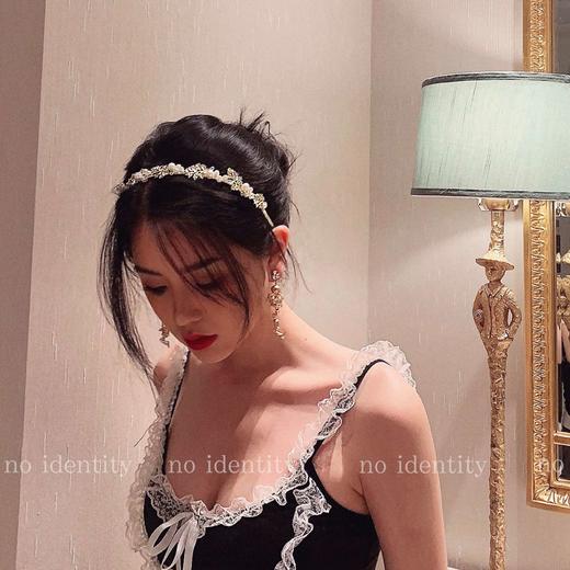 no identity 复古巴洛克宫廷头发箍高级感珍珠金色发卡头饰新款女 商品图1