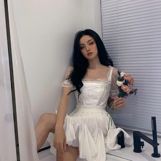 no identity轻奢宫廷风贵妇水晶项链锁骨链超闪百搭choker 商品图3