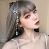 noidentity日月星辰水晶流苏水钻十字架刘海仙女边夹网红发夹发饰 商品缩略图2