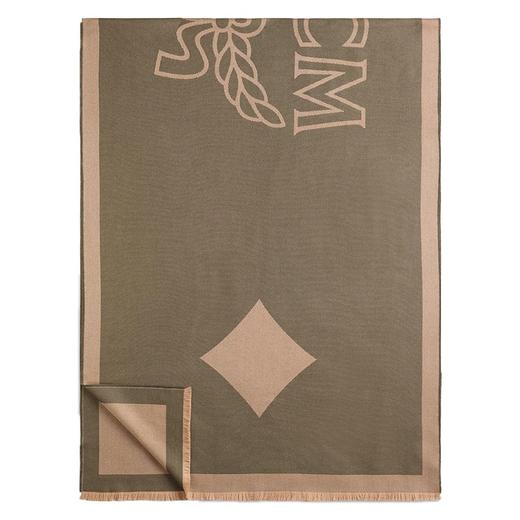 MCM 女士秋冬新品保暖经典Logo羊毛披肩围巾  MEFAAMM03-JH001 商品图0