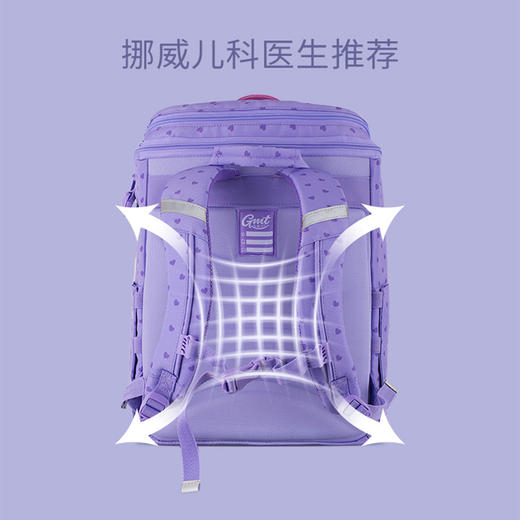GMT-19952-17T00学生书包紫色精灵 商品图2