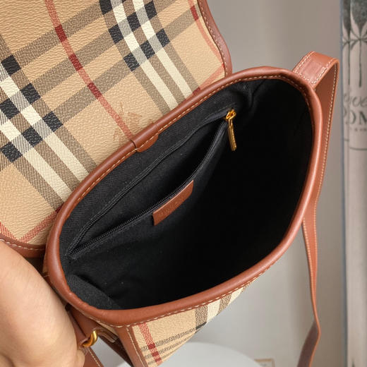 B家中古vintage系列新款小号邮差包-棕色 商品图6