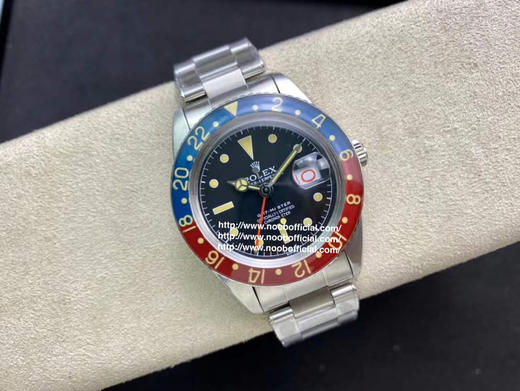 SN 劳力士 复古格林尼治型II系列腕表(可乐圈)（复古钉带-亚克力玻璃，2836机 40毫米） 商品图3