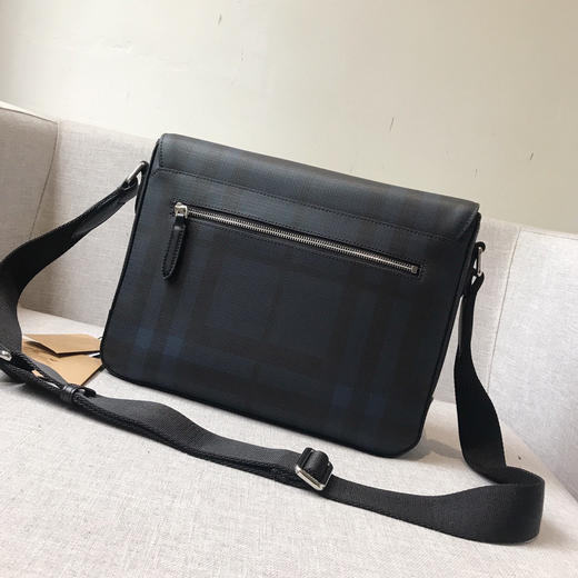 双扣男士邮差包-蓝 商品图2