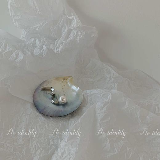 noidentity 极简小众设计感欧美走秀款ins冷淡风珍珠异型耳环耳钉 商品图3