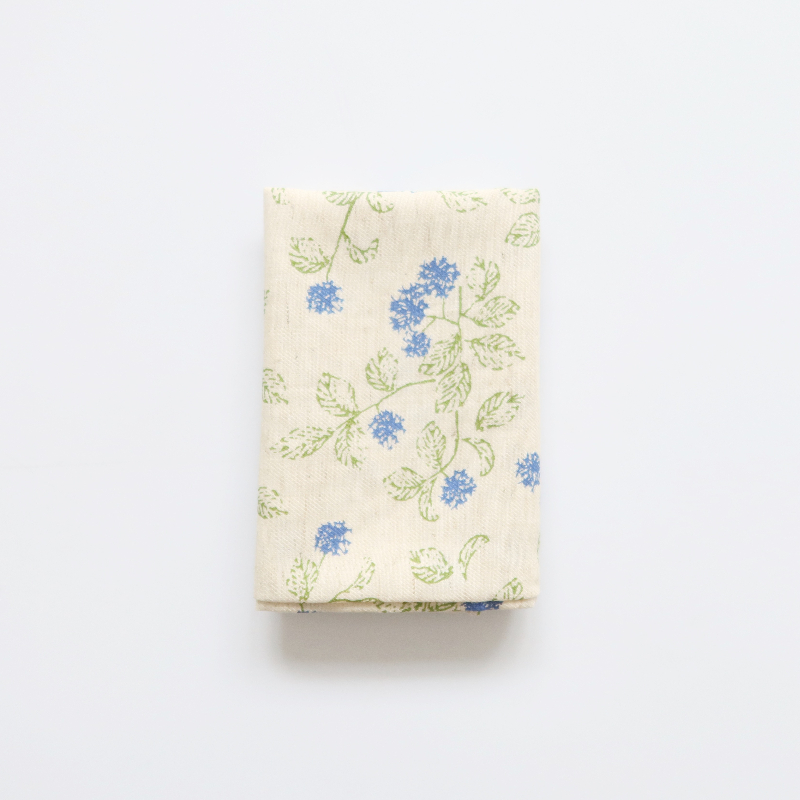 HUJI祤集小方巾插画素雅印花