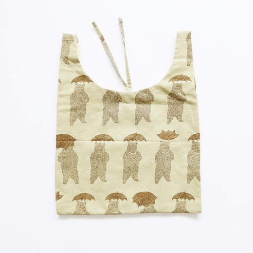 HUJI祤集Vesti手提包插画打伞熊熊 商品图1