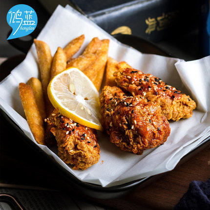 鸿蓝 油炸食品吸油纸20张 厨房烤箱烘焙煎食物专用垫底纸 煲汤吸油纸 商品图2