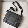 双扣男士邮差包-黑 商品缩略图4