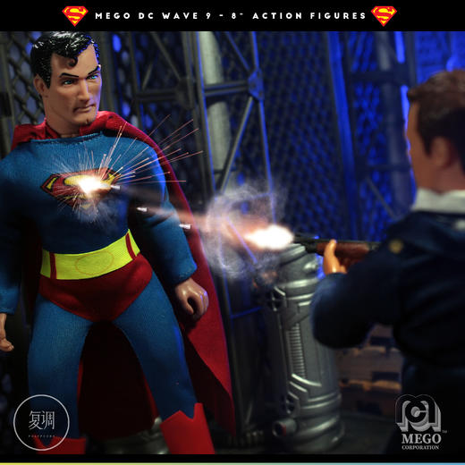 现货 Mego DC 蝙蝠侠 超人 神奇女侠 超级英雄 8英寸挂卡 商品图3