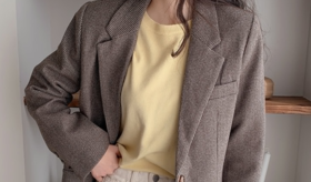 Barbiesuah    低筒女装格子羊毛夹克JPY带授权招加盟代理