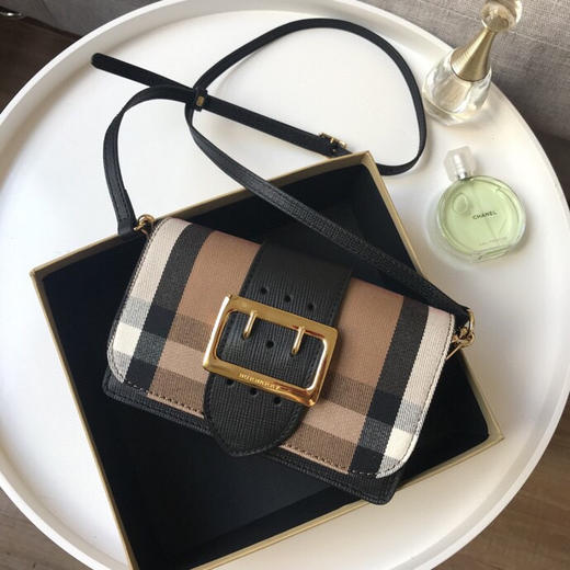 B家经典格子包-黑色 商品图3