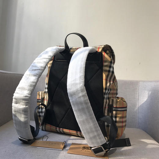 B家男士大号格子双肩背包7241 商品图6