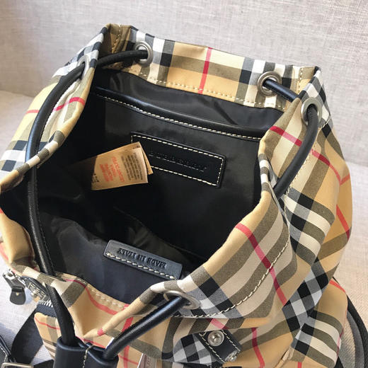 B家女士小号格子双肩背包 7243 商品图8