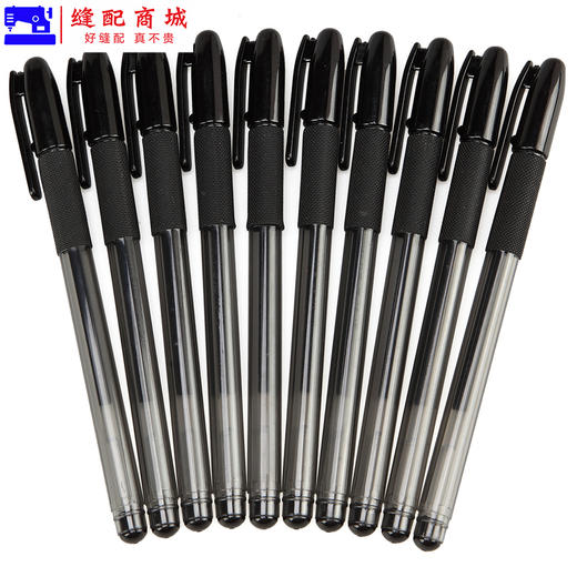 齐心0.5mm黑色中性笔K3260办公用品  签字笔10支笔加10支笔芯 商品图5