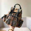 B家女士小号格子双肩背包 8773 商品缩略图3