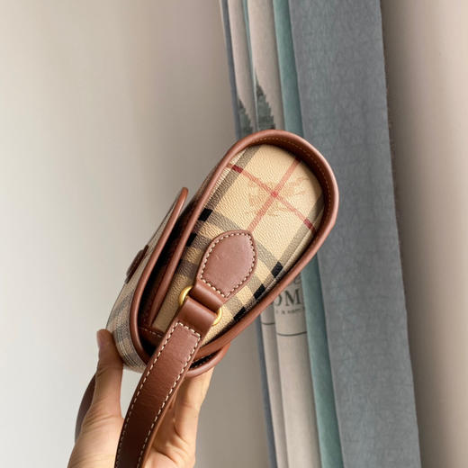 B家中古vintage系列新款小号邮差包-棕色 商品图2