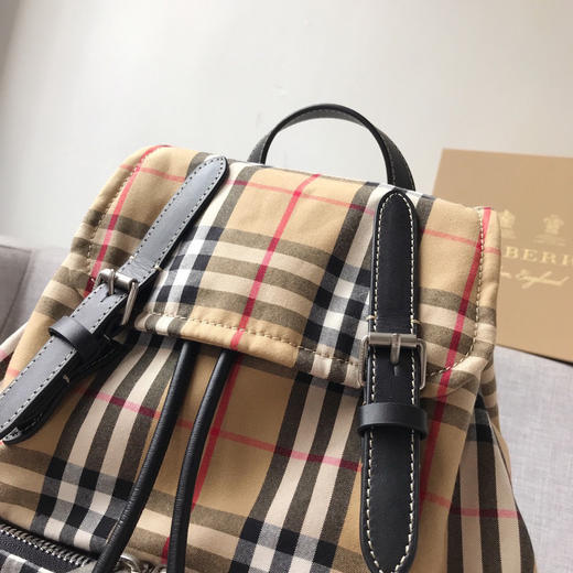 B家女士中格子双肩背包 7242 商品图4