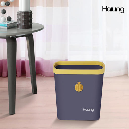 焕龙多彩垃圾桶（压圈）HL5017家用厨房客厅卫生间 商品图1