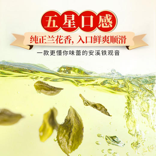 传奇会茶叶 特级清香型无农残安溪铁观音 五星经典特级兰花香铁观音500g礼盒装 商品图1