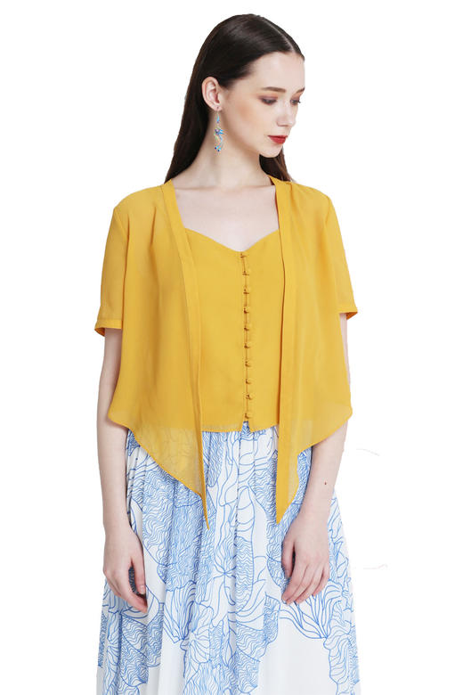 2a5941赤金色短外套芙蕖渌波lsf