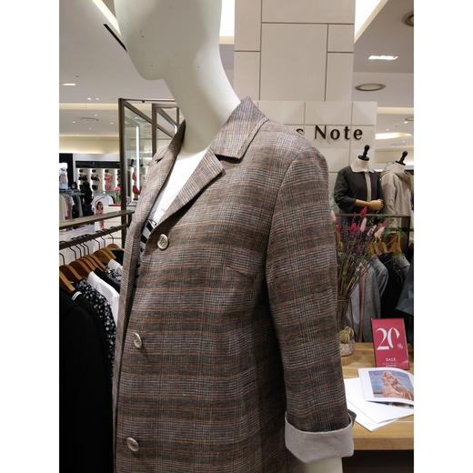 Carries Note      亚麻人字纹外套JPY带授权招加盟代理 商品图4