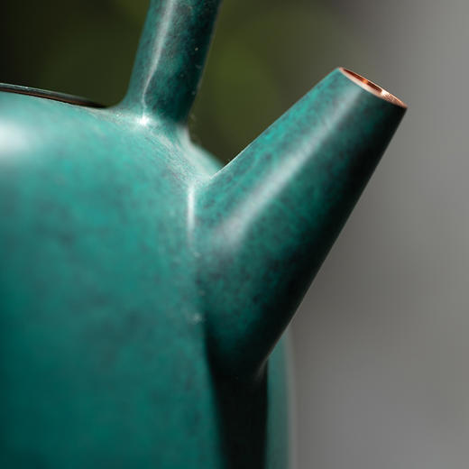 【一壶春色】朱炳·铜 紫铜 竹安壶 新品非遗家居茶道手工铜壶 商品图5