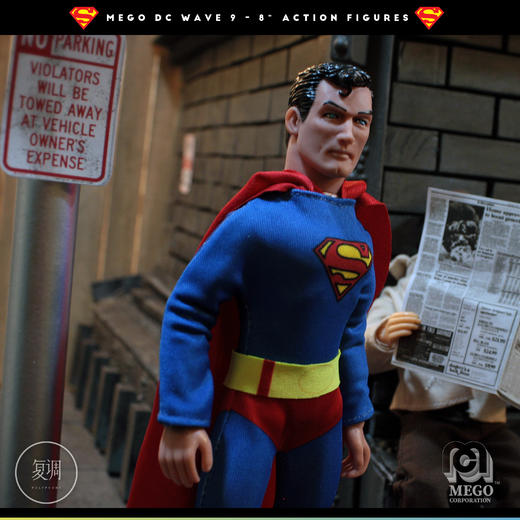 现货 Mego DC 蝙蝠侠 超人 神奇女侠 超级英雄 8英寸挂卡 商品图5