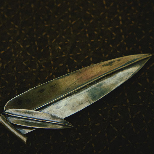 银制竹叶香插 商品图4